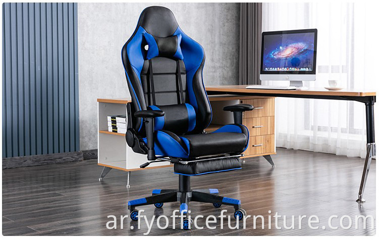 high back gaming chair with lumbar support